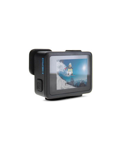 GoPro Hero (Go Pro Hero) Black Compact - Waterproof Action Camera with 4K Ultra HD Video, 12MP Photos, Stabilization + 50-in-1 Accessory Kit + 64GB Card + More 