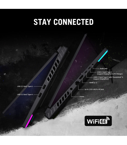 ASUS ROG Strix G16 (2024) Gaming Laptop, 16 16:10 FHD 165Hz Display, NVIDIA GeForce RTX 4060, Intel Core i7-13650HX, 16GB DDR5, 1TB PCIe Gen4 SSD, Wi-Fi 6E, Windows 11, G614JV-AS74 