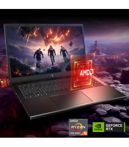 Acer Nitro V Gaming Laptop | AMD Ryzen 5 7535HS Hexa-Core Processor | NVIDIA GeForce RTX 4050 Laptop GPU | 15.6
